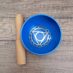 Buddhist Sound Bowls Therapy Meditation Mindfulness Yoga Ornaments Colorful Nepal Tibetan Singing Bowl Chakras Handmade Copper