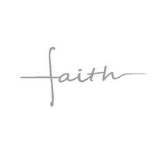 Faith Cross Decal Christian Religious Vinyl Sticker Car Window Decor ,  Women's Christian Laptop Decals for Apple MacBook Decor