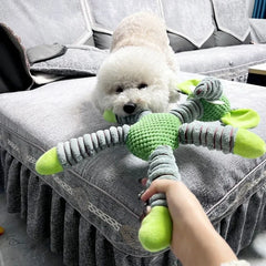 Indestructible Large Dog Sound Squeaky Toys Animals Shape Pet Soft Plush Chew Molar Training Toy Puppy Bite Teeth Dental Toys Pet Shop