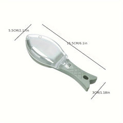 A Scale Removal Tool，Plastic Scales Scraper，Easy Cleaning Fish Skin Brush，Household Kitchen Scale Scraper
