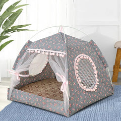 Pet Cat Tent Summer Cave Hut Cat Sleep House For Kitten Puppy Playpen Cage Basket Cat Nesk Kennel Small Dog House Bed Pet Shop