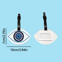 Fatima creative hand eye pattern luggage tag, airport check-in luggage tag, travel accessory to avoid loss.-zmt