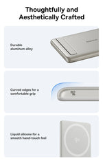 Baseus Qi2 Magnetic Power Bank With Kickstand PD 20W 5000mAh Portable Wireless Fast Charging PowerBank For iPhone Samsung Xiaomi