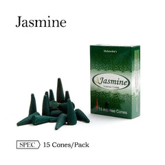 Mahendra Incense Cones Sandalwood Lavender Vanilla Meditation Staberry Jasmine Cones Tower Aromatherapy for Air Purification