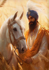 Khalsa Sikh Bold Warrior Retro Religion Poster Print Wall Art Pictures Canvas Painting Living Room Bedroom Home Decor Gift
