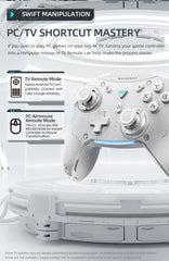Machenike Gamepad Wireless Gaming Controller G5 Pro Elite Hall Trigger Joystick Mecha-Tactile Buttons For Switch PC Android IOS