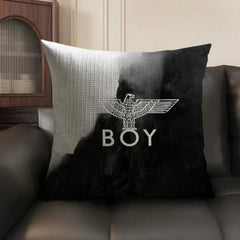 Brand B-BOY LONDON Cushion Cover Natural Linen Organic Fabric Double-Sided Printing Sofa Home Decor Breathable Environmentally