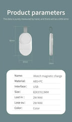 Magnetic Watch Wireless Charger Dock Base For iWatch Series 10 9 8 7 6 5 4 SE/3/2 Utlra Portable Travel Wireless Charging Stand