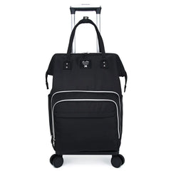 Women hand Carry On hand luggage Trolley Bags Expansion Spinner Suitcase Bag Cabin Size 20" Women travel Trolley Bags On Wheels