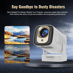Magcubic HY310 1080P 330ANSI Android11 Mini Projector Auto Focus 4K Native 5W Speaker Air Mouse Voice Assistant Upgrated HY300