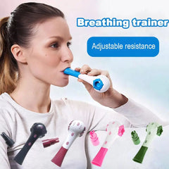 Adjustable Breathing Trainer – Handheld Lung Capacity Exerciser