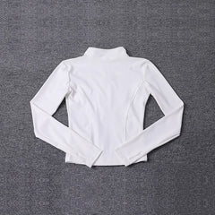 Women Sport Jacket Long Sleeve Shirt Workout Coat