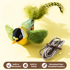Cat Toys For Indoor Cats Interactive Cat Toy Realistic Bird Sound Cat Toy Plush Cat Toy Catnip Cat Toy for Cats Kitten Toy Pet Shop