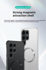 Thin Frameless Ultra Thin Magnetic Phone Case for Samsung Galaxy S25 Ultra S25 S24 S23 S22 Plus PC Hard Protective Cooling Cover