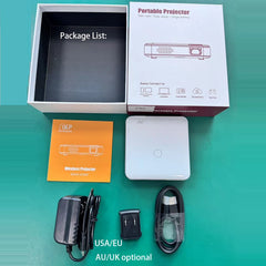SmartIdea Wireless Projector DLP Handheld Pocket Proyector Build-in Battery Support AirPlay Miracast Outdoor Camping Projector