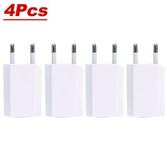 1-5Pcs Mini Universal 5V 1A EU Plug USB Wall Phone Charger For iPhone Samsung Xiaomi Redmi Google Huawei Charger Power Adapter