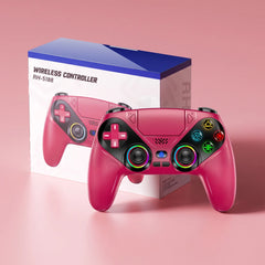 Controller For Playstation 5 PS5/PS5 Pro/Slim/PC,RGB Wireless Gamepad W/Hall Effect Trigger Marco/Turbo Anti-Drift Game Joystick