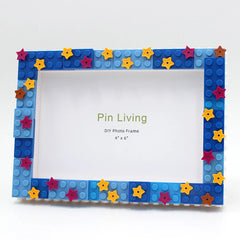 DIY Star Sky Photo Frame – Simple Color Block Decor Gift
