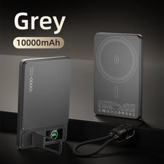 CCC 10000mAh Slim Original Power Bank For MagSafe,Magnetic Wireless 20W Fast Charging Portable Battery For iPhone 12-17 iWatch