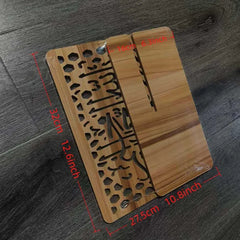 MDF Scripture Reading Stand Bracket Study Scripture Stand Reader Support Frame Elegant Decorative Wood Bookshelf