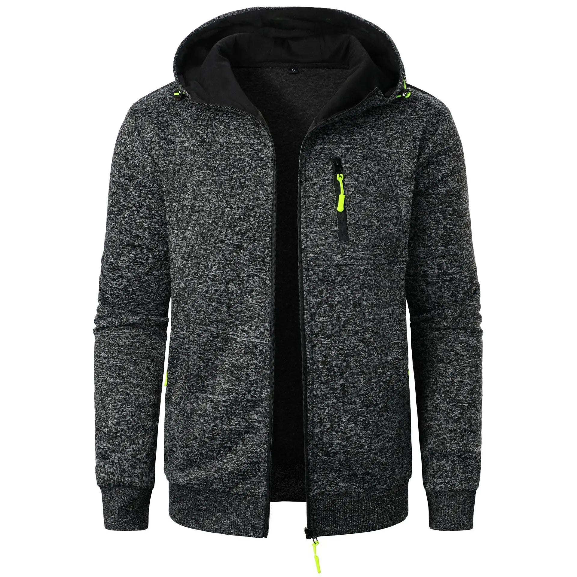 Men's Sports Fitness Casual Sweatshirt Cardigan Hooded Jackets Cardigan Hooded Sweatshirts Baseball Jacket