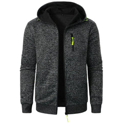 Men's Sports Fitness Casual Sweatshirt Cardigan Hooded Jackets Cardigan Hooded Sweatshirts Baseball Jacket