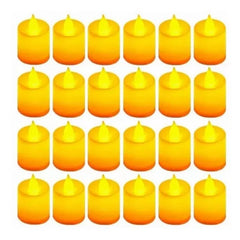 24Pcs LED Candles Flameless Candle Battery Operated, 200+Hours Fake Electric LED Candles Tea Lights