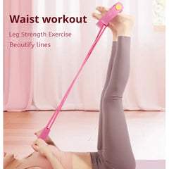 4-Tube Resistance Bands with Pedal – Home Fitness & Leg Training