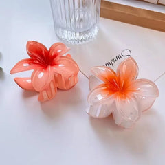 Bohemian Floral Hair Claw Clip – Hawaiian Beach Style