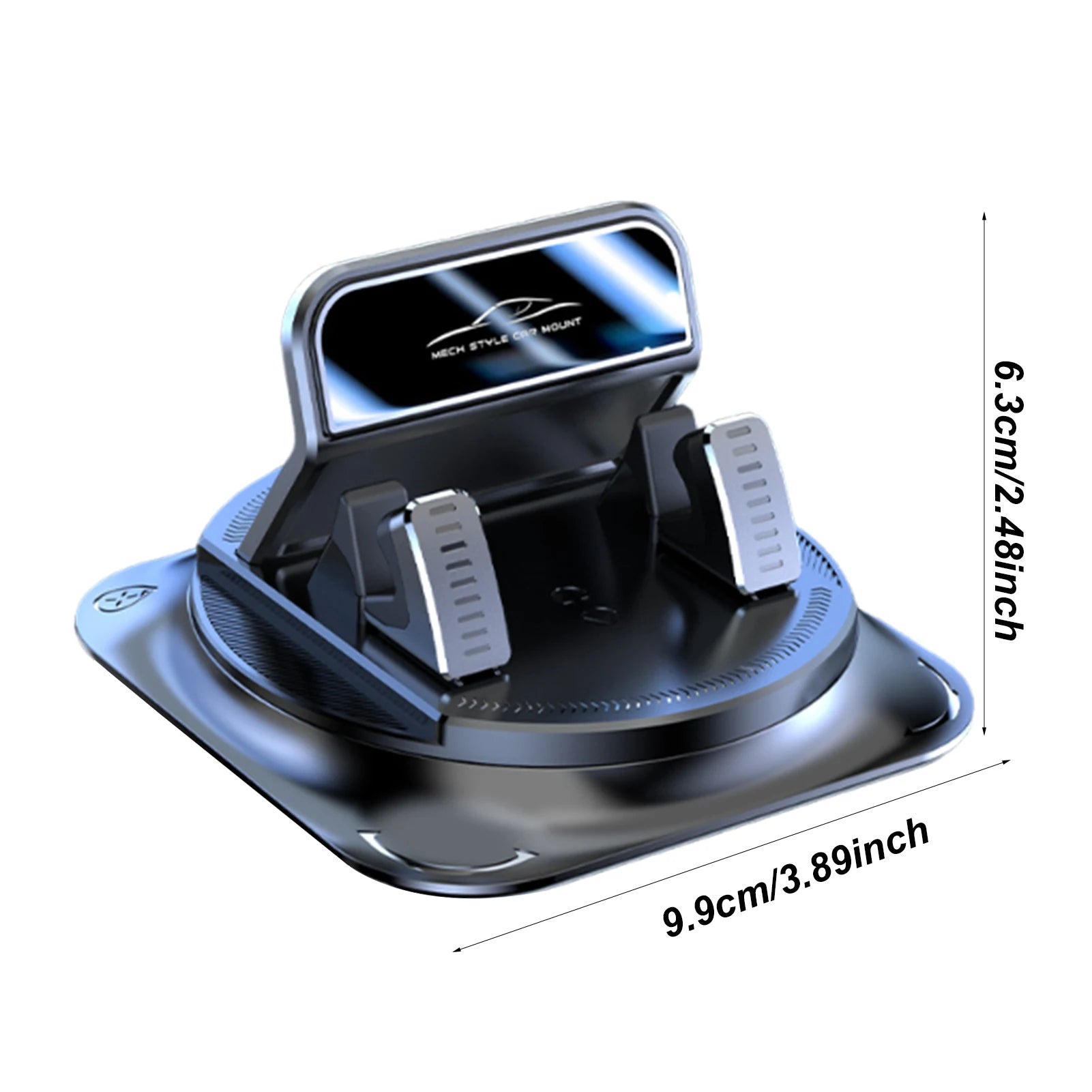 Universal Car Phone Mount Rotatable Dashboard Suction Cup Stand for Mobile Navigation Multi Scene Use in Vehicle and Home