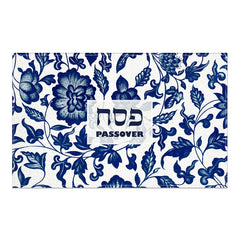 4Pcs Passover Linen Placemats Jewish Holiday Party Table Decor Washable Seder Matzo Table Mats Passover Decorations