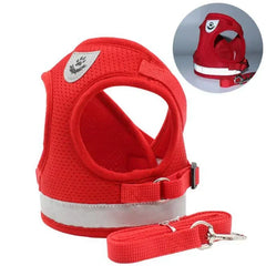 Vest Harness Leash Adjustable Mesh Vest Dog Harness Collar Chest Strap Leash Harnesses With Traction Rope XS/S/M/L/XL Pet Shop
