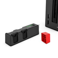 NEW COLOR for Nintendo Switch OLED JoyCon 4 in 1 Charger Controller Dock Station Holder for Nintendo Switch Joy-Con Charging