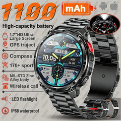 New T-Rex3 Ultra 1100mAh Battery Smart Watch GPS Track Compass IP69K Waterproof Sports tracker Outdoors Military Smartwatches
