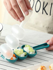 Rice Ball Mold Sushi Maker Mold Portable Kitchen Gadget Meatballs Tool for Family Gatherings Outings Travel Picnic