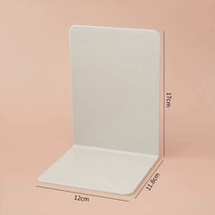 L-Shaped Desktop Bookends – Minimalist Book Support Rack