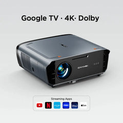 4000 ANSI 4K UHD Video Projector Android 14 Google TV Daytime Native 1080P Wifi Auto Focus Tof Home Theater Beamer For Movie