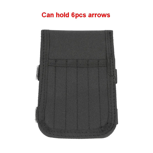 Archery Crossbow Arrow Bag Protector Single/Double Layer 6/12 Holes Hand-held Short Arrows Quiver for Outdoor Hunting Shooting