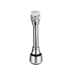 Kitchen Stainless Steel Faucet Sprinkler Water-saving Device Lengthening Rotating Splash Proof Sprinkler Spray Extender Bubbler Kitchen Tools, Kitchen Cleaning