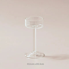 Glass Candle Holders Set Tealight Candle Holder Home Decor Wedding Table Centerpieces Crystal Holder Dinner table setting