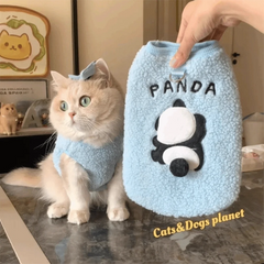 Creative Cat Sweater Cartoon Soft Pet Clothes Warm Fleece Windproof Dog Jacket for Puppy Cats