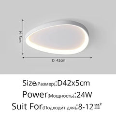 Creative Mango Living Room Lights Modern LED Ceiling Lamp Remote Dimming Bedroom Children's Study Home Decor Ceiling Chandelier