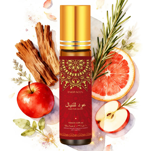 6 type 10ml Roller Essential Oils Eid al-Fitr Gift Perfume Oil Skincare Face Oil Bodycare Humidifier Six Long Lasting Scents