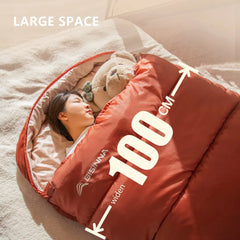 BISINNA Large 3-Season Camping Sleeping Bag – Lightweight & Widened