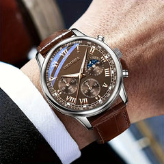 GENEVA High Quality Men's Luxury Belt Fashion Quartz Watch