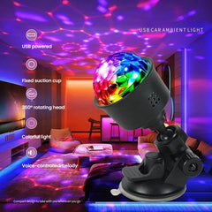 AITHEA Rotate  Multicolor USB Projector Light Night Light for Home Bedroom Party Decor Disco Light Kids Decoration Christmas