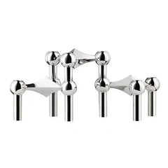 Vintage Candlestick Holders Small Stand Nordic Metal Candlestick for Stick Skinny Candelabra Set for 3 Candles Living Room Decor