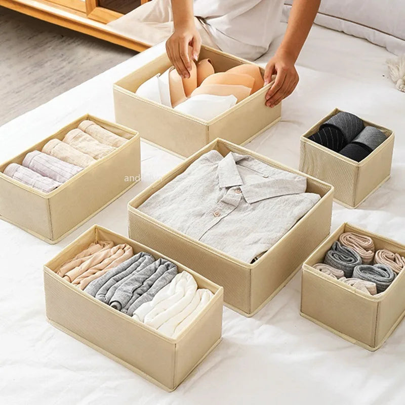 Foldable Oxford Fabric Underwear Organiser