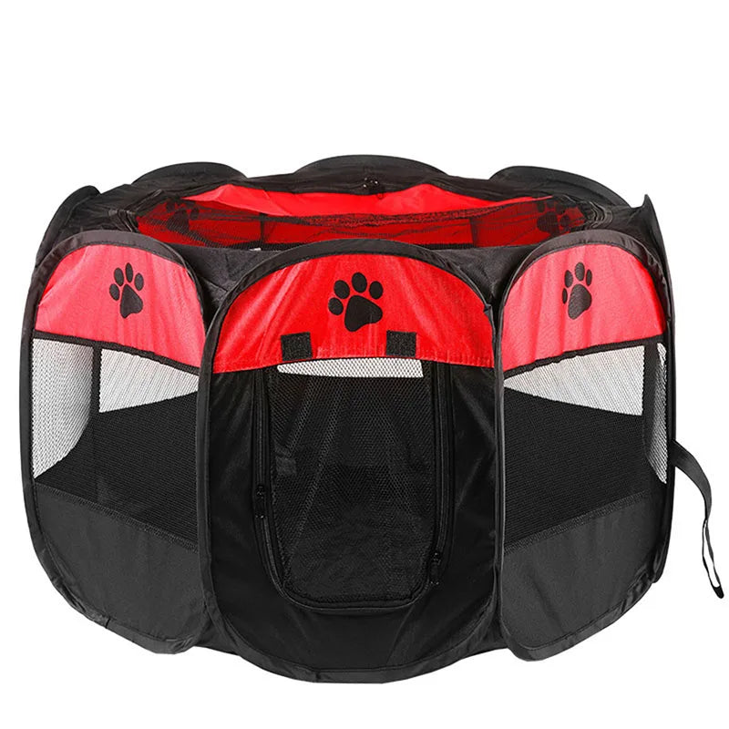 Foldable cats, dog kennels, cats, dogs, delivery rooms, pets, octagonal cages, breathable fences, tents, claw-resistant Pet Shop