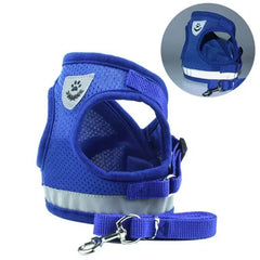 Vest Harness Leash Adjustable Mesh Vest Dog Harness Collar Chest Strap Leash Harnesses With Traction Rope XS/S/M/L/XL Pet Shop